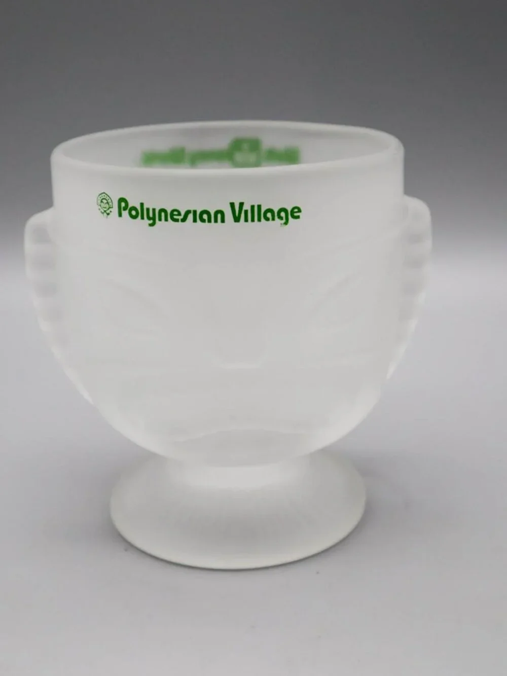 Vtg Walt Disney Resort Polynesian Village Souvenir Tiki Mug Cocktail Glass
